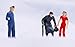 Jili Online People Figures/Bench Models/Lamppost Lights Models for HO Scales Layout Accs