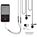 AUFGELD Dual Mic Adapter 3.5mm Jack Headset Splitter 4 Pole Male to 2 Dual Female Lavalier Lapel Microphone Compatible with iPhone iPod Android Windows Smartphones Headphones (Mic + Audio)