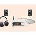 MX3 DAC Power Amplifier Headphone Amp with Bluetooth Receiver, Amplifier USB/Optical/Coaxial/AUX/SW Digital Audio Power Amp for Speaker or HiFi System (Silver)thumb 4