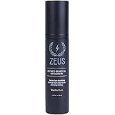 ZEUS Refined Beard Oil for Men, Leave-In Conditioner for Beard & Mustache, Softens Hair, Fights Dryness & Itch (Made in USA) Vanilla Rum