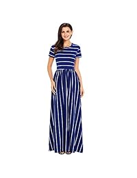 Vestido largo de verano para dama con bolsillo