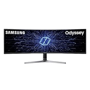 Samsung-LC49RG90SSUXEN-49-Curved-LED-Gaming-Monitor-Super-Ultra-Wide-Dual-WQHD-5120-x-1440-120Hz-Freesync-Gsync-Compatible-HDMI-2-x-Displayport-USB-Dark-Blue-Grey Samsung LC49RG90SSUXEN 49" Curved LED Gaming Monitor - Dual WQHD 5120 x 1440, 120Hz, HDMI, Displayport, USB