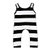 Toddler Unisex Baby Sleeveless Striped Romper Jumpsuit Playsuit (18-24 M, A)