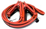 Heavy DUTY 300 amp 8 gauge No Tangle Battery Booster cables 10 feet with FREE travel case Jumper Cables Extra long 10ft