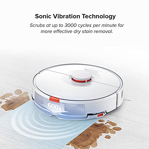 roborock S7+ Robot Vacuum and Sonic Mop with SelfEmpty Dock, Stores up to 60Days of Dust, Auto
