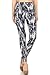 Leggings Depot Women's Fall/Winter Ultra Soft Popular Best Printed Fashion Leggings BAT17 (One Size (Size 0-12), Snow Feathers)