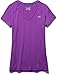 Under Armour Women's HeatGear Armour Short Sleeve, Mega Magenta/Metallic Silver, Small