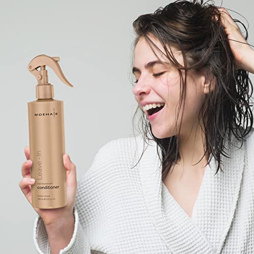 MOEHAIR Leave In Conditioner Spray 12 Fl Oz for Dry Damaged Hair, Heat
