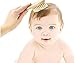 Natural Soft Newborn Baby Brush Set – Goat Hair Bristles with Eco-Friendly Wood Handle | Wooden Infant Cutie Comb by PomPerfect