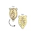 PandaHall Elite 100 Pcs Tibetan Style 3 Holes Oval Alloy Pendant with Virgin Holy Rosary Center Pieces Chandelier Links for DIY Jewelry Making, Lead/Cadmium/Nickel Free, 4 Mixed Color