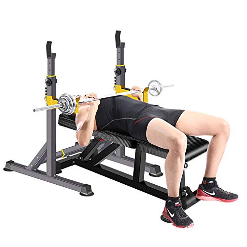 Squat-Rack-Gorilla-Weight-Bench-Support-Langhantel-Kniebeugen-Staender-Mehrere-Tastenpositionen-Rstellbarer-Halbrahmenhalter-Robust-Ablage-Fuer-Langhantelstangen