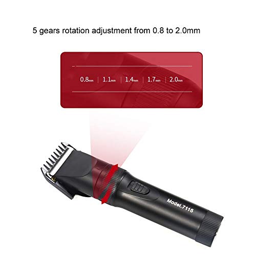 eecoo Professional Electric Hair Clipper, Silent Hair Trimmer for