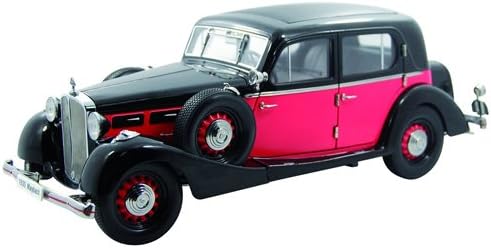 1935 Maybach SW35 Spohn Black/Red Hardtop 1/43 by Signature Models 43702
