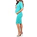Women's Ruched Maternity Dress - Made in USA