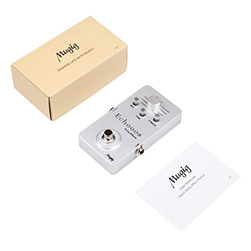 Mugig Electric Effects Pedal, Bass Guitar Effects Pedal, Multi-effects Pedal, Multieffects Processors with 9 Types True Bypass for Electric Guitar/Bass(Digital) - Thumbnail 6