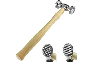 WAYMIL Texturing Hammer Metal Surface Design Hammering Checkered & Strips Patterns