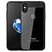 Toppix Hawkeye Soft Case for iPhone Xs Max, Hard Backcover and Soft TPU Bumper with Imprint [Auto Focus] for Apple iPhone Xs Max (6.5 inch, 2018 Release), Black