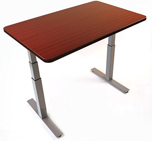 UPRISE 30" x 48" Electric Height Adjustable Table, Mahogany