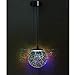 TAKEME Solar Lights Outdoor Garden,Hanging Outdoor Decor Lights,Gazing Ball Pendant LED 3D Firework Waterproof Lights