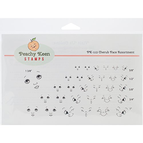 Peachy Keen Stamps Clear Face Assortment 31/Pkg-Cherubs