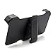 MAXCURY Hybrid Rubber Plastic Impact Defender Rugged Hard Case with Built-in Screen Protector and Belt Clip Holster Compatible for iPhone 6 and iPhone 6s Case (Navy/Blue & Clip)