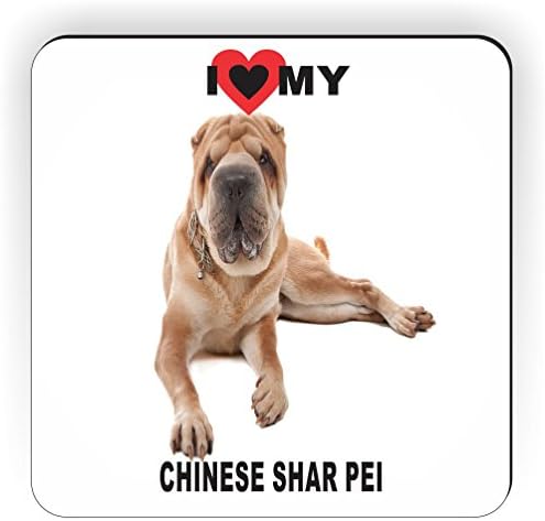 Buy Rikki Knight I Love My Chinese Shar Pei Dog Design Square Fridge Magnet Online At Low Prices In India Amazon In