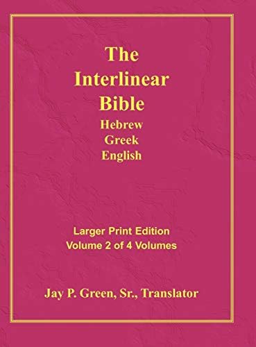 Interlinear Hebrew Greek English Bible-PR-FL/OE/KJV Large Print
