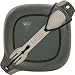 UCO 4-Piece Camping Mess Kit with Bowl, Plate and 3-in-1 Spork Utensil Set, Venture primary