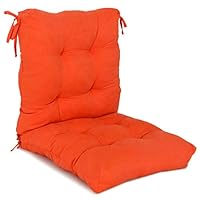 Heize best price Orange 42" High Back Chair Cushion Tufted Pillow Indoor Outdoor Swing Glider Seat (U.S. Stock)