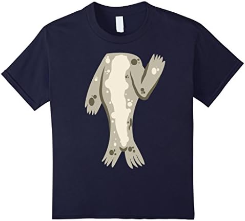 Kids Seal Costume T-Shirt for Halloween Seal Animal Cosplay 12 Navy
