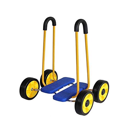 YAXuan Children's Balance Bicycle Four-Wheel Bicycle Kindergarten Sense Training Equipment Baby Exercise Bike Outdoor Toys,B