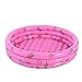 EOSAGA Inflatable Baby Pool PVC Non-Slip Foldable Baby Inflatable Bathtub 3 Rings Swimming Pool (Pink)