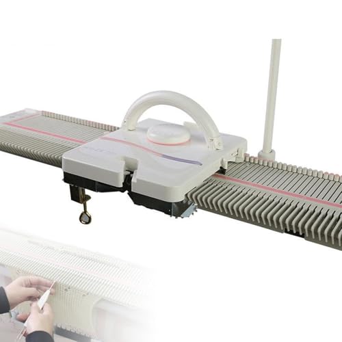 LK150 Knitting Machine - 150 Stitches Medium Gauge 6.5mm, Automatic Knitting Kit for DIY Projects, Complete Sewing & Tailoring Tool Set for Craft Enthusiasts