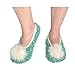 Snoozies Womens Nubby Knit Ballerina Comfort Sole Slippers