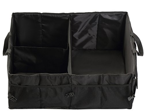 Geartist CTO2 Car Trunk Cargo Organizer Rear Backseat Storage Container for Vans, Suv, Cars, Trucks, 600D Oxford polyeste with Rope Handles, Collapsable Folding, Kids Toy Organizers (22"/15.7"/10.2")