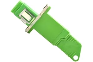 Elfcam - Simplex E2000A Female to SCA Female Singlemode Fiber Optic Cable Adapter, Pack of 1