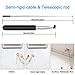 Wireless Endoscope Camera 1200P Semi-Rigid Inspection Camera WiFi Borescope 2.0 MP HD Snake Camera for Android & iOS iPhone, Samsung, Ipad, Table - Black 33FT