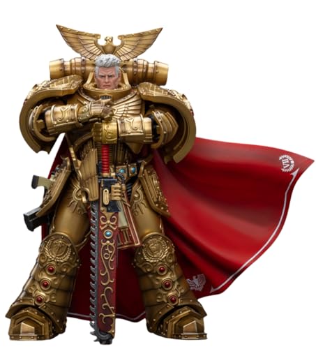 HiPlay JoyToy Warhammer 40K The Horus Heresy Collectible Figure: Imperial Fists Rogal Dorn, Primarch of The Vllth Legion 1:18 Scale Action Figures JT8865