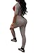 Molisry Women Short Sleeve Letter Print Plaid Crop Top Bodycon Long Pant Jumpsuits 2 Piece Outfits