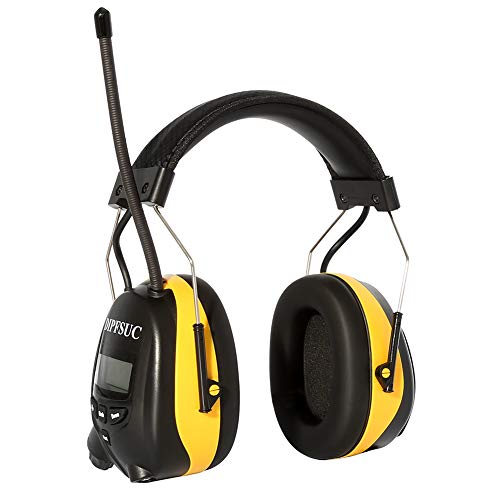 Safety Ear Muffs,Noise Cancelling AM/FM Radio Headphones with Bluetooth