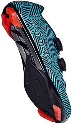 JINGJIE Cycling Shoe, Triathlon Road Cycling Shoe Cleats Shock Absorption Quick Drying Bike Shoes for Indoor Cycling Commuting and MTB Compatible