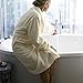 downluxe Clear Shower Curtain Liner 72x72 - PEVA 3 Gauge Light Weight,Waterproof,Odorless with Rust-Resistant Grommets Holes