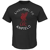 Liverpool Football Club Black Softhand Logo T-Shirt