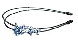 Crystal Flower Headband YY86801-3blue