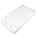American Baby Company Printed 100% Cotton Jersey Knit Fitted Contoured Changing Table Pad Cover, Silver Black Arrow