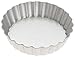 Fat Daddio's PFT-425 Round Fluted Tart Pan with Removable Bottom, 4.25 x 1 Inch