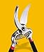 CandyHome Heavy-Duty Bypass Pruning Shears Hardness Extra Sharp Garden Hand Pruners, Long Lasting Sharpness, Ergonomic Comfortable Slip Less Effort for Avid Gardeners and Tree Trimmers Secateurs
