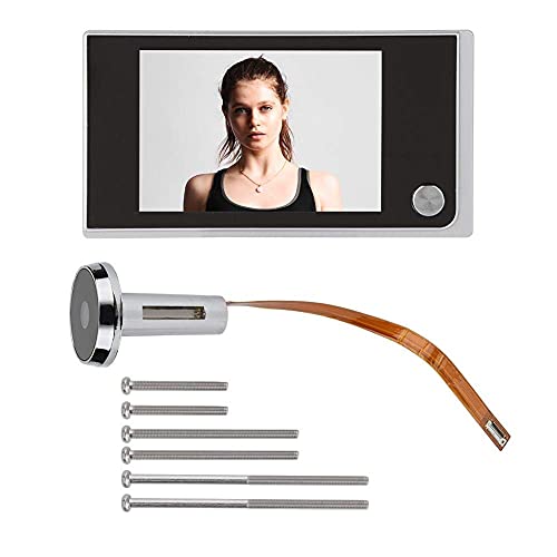 Home Visual Doorbell Digital Door Eye Viewer Camera 3.5 inch LCD HD
