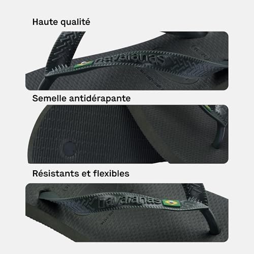 Top Brasil Mixte FlipFlop Olive Green 43 EU