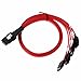 CableCreation Mini SAS 36Pin (SFF-8087) Male to 4 SATA 7Pin Female Cable,Mini SAS Host Internal Cable to Target HDD Hard Drive Splitter Cable, Red Color 0.5M